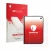 Front side of a product packaging with the brand logo upscreen. Next to it is the device Apple iPhone Duo shown with the corre