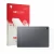Front side of a product packaging with the brand logo upscreen. Next to it is the device Samsung Galaxy Tab S12 Plus (Back) sh