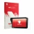 Front side of a product packaging with the brand logo upscreen. Next to it is the device Carpuride W602 Pro 6.25" shown with t