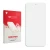 Front side of a product packaging with the brand logo upscreen. Next to it is the corresponding screen protector.