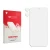 Front side of a product packaging with the brand logo upscreen. Next to it is the corresponding screen protector.