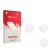 Front side of a product packaging with the brand logo upscreen. Next to it is the corresponding screen protector.