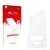 Front side of a product packaging with the brand logo upscreen. Next to it is the corresponding screen protector.