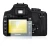Image of the device Canon EOS 400D with a wide variety of screen protectors.