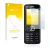 Front side of a product packaging with the brand logo upscreen. Next to it is the device Nokia 6300 2007 shown with the corres