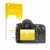 Front side of a product packaging with the brand logo upscreen. Next to it is the device Nikon D90 shown with the correspondin