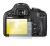 Image of the device Canon EOS 500D with a wide variety of screen protectors.