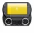 Image of the device Sony PSP Go with a wide variety of screen protectors.