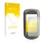 Front side of a product packaging with the brand logo upscreen. Next to it is the device Garmin Oregon 450 shown with the corr