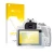 Front side of a product packaging with the brand logo upscreen. Next to it is the device Canon EOS 100D shown with the corresp
