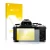 Front side of a product packaging with the brand logo upscreen. Next to it is the device Olympus OM-D E-M10 shown with the cor
