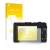 Front side of a product packaging with the brand logo upscreen. Next to it is the device Sony Cyber-Shot DSC-HX50 shown with t