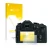 Front side of a product packaging with the brand logo upscreen. Next to it is the device Leica V-LUX (Typ 114) shown with the 