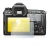 Image of the device Pentax K-3 II with a wide variety of screen protectors.