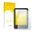 Front side of a product packaging with the brand logo upscreen. Next to it is the device Tolino Vision 3 HD shown with the cor