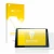 Front side of a product packaging with the brand logo upscreen. Next to it is the device Audi A5 8T 2010 MMI 3G High shown wit
