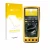 Front side of a product packaging with the brand logo upscreen. Next to it is the device Fluke MultiMeter 189 shown with the c
