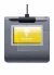 Image of the device Wacom STU-430 with a wide variety of screen protectors.