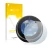 Front side of a product packaging with the brand logo upscreen. Next to it is the device Amazon Echo Spot shown with the corre