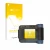 Front side of a product packaging with the brand logo upscreen. Next to it is the device Swissphone s.Quad X15 shown with the 