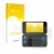 Front side of a product packaging with the brand logo upscreen. Next to it is the device New Nintendo 2DS XL shown with the co
