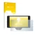 Front side of a product packaging with the brand logo upscreen. Next to it is the device Coyote Nav+ 2017 shown with the corre