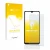 Front side of a product packaging with the brand logo upscreen. Next to it is the device Huawei P30 lite shown with the corres