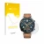 Front side of a product packaging with the brand logo upscreen. Next to it is the device Huawei Watch GT Classic shown with th