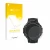 Front side of a product packaging with the brand logo upscreen. Next to it is the device Huami Amazfit T-Rex shown with the co