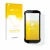 Front side of a product packaging with the brand logo upscreen. Next to it is the device Evolveo Strongphone G5 shown with the