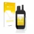 Front side of a product packaging with the brand logo upscreen. Next to it is the device Garmin Alpha 200 K shown with the cor
