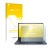 Front side of a product packaging with the brand logo upscreen. Next to it is the device HP Elite Dragonfly G2 shown with the 