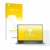 Front side of a product packaging with the brand logo upscreen. Next to it is the device Dell Precision 15 5550 shown with the