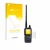 Front side of a product packaging with the brand logo upscreen. Next to it is the device Yaesu FTA-550 shown with the correspo