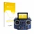 Front side of a product packaging with the brand logo upscreen. Next to it is the device FrSky Horus X20 shown with the corres