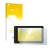 Front side of a product packaging with the brand logo upscreen. Next to it is the device Huion Kamvas 13 shown with the corres