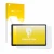 Front side of a product packaging with the brand logo upscreen. Next to it is the device Lenovo Tab P11 Plus shown with the co