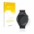 Front side of a product packaging with the brand logo upscreen. Next to it is the device Huawei Watch GT Runner shown with the