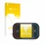Front side of a product packaging with the brand logo upscreen. Next to it is the device Saphe Drive Mini shown with the corre