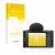 Front side of a product packaging with the brand logo upscreen. Next to it is the device Sony ZV-1F shown with the correspondi