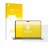 Front side of a product packaging with the brand logo upscreen. Next to it is the device Apple MacBook Pro 16" 2023 shown with