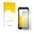 Front side of a product packaging with the brand logo upscreen. Next to it is the device Zebra TC73 shown with the correspondi