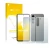 Front side of a product packaging with the brand logo upscreen. Next to it is the device Samsung Galaxy S23 Plus (Front+Back) 