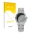 Front side of a product packaging with the brand logo upscreen. Next to it is the device Rolex Datejust 31 shown with the corr