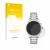 Front side of a product packaging with the brand logo upscreen. Next to it is the device Hugo Boss Chronograph 58114171 shown 