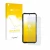 Front side of a product packaging with the brand logo upscreen. Next to it is the device Doogee V20 Pro shown with the corresp