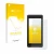 Front side of a product packaging with the brand logo upscreen. Next to it is the device Sunmi P2 Lite SE shown with the corre