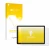 Front side of a product packaging with the brand logo upscreen. Next to it is the device Samsung Galaxy Tab A9 Plus 5G shown w