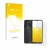 Front side of a product packaging with the brand logo upscreen. Next to it is the device Samsung Galaxy A05s shown with the co