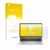 Front side of a product packaging with the brand logo upscreen. Next to it is the device HP ProBook 440 G10 shown with the cor
